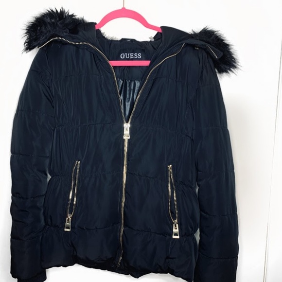 GUESS Jackets & Blazers - Guess Woman Black winter coat